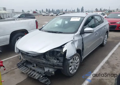 2017 Nissan Sentra S из США, поврежденный, VIN 3N1AB7AP0HY224151